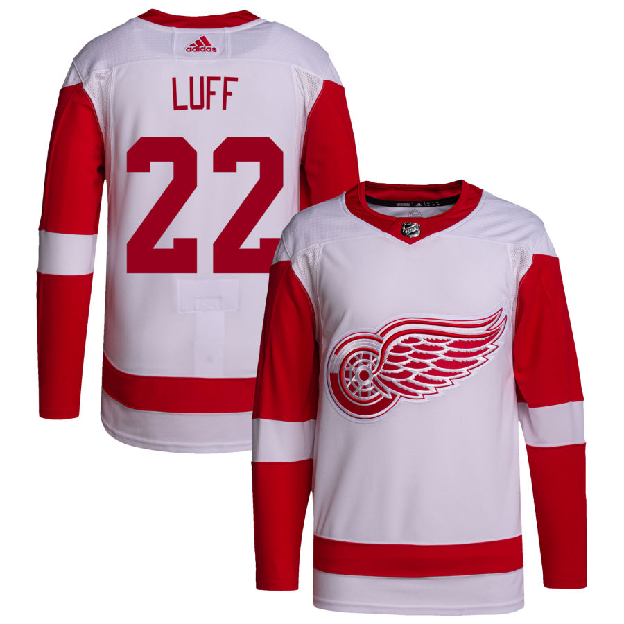 Matt Luff Detroit Red Wings Away Primegreen Authentic Pro Jersey - White