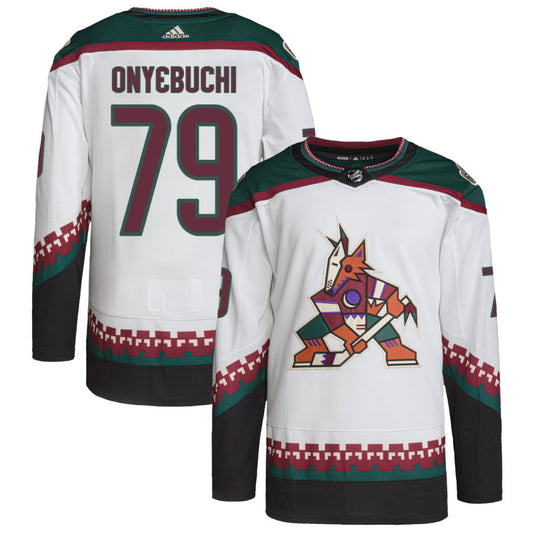 Montana Onyebuchi Arizona Coyotes Primegreen Authentic Pro Jersey - White