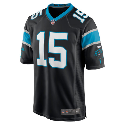 C.J. Henderson Carolina Panthers Game Jersey - Black