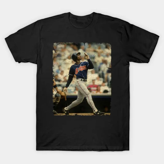 Kenny Lofton In Cleveland Guardians T-Shirt