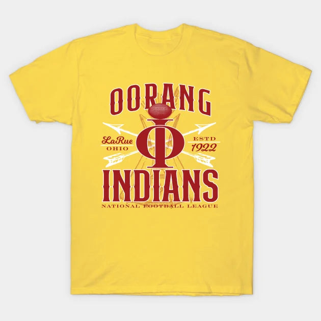 Oorang Indians Football T-Shirt