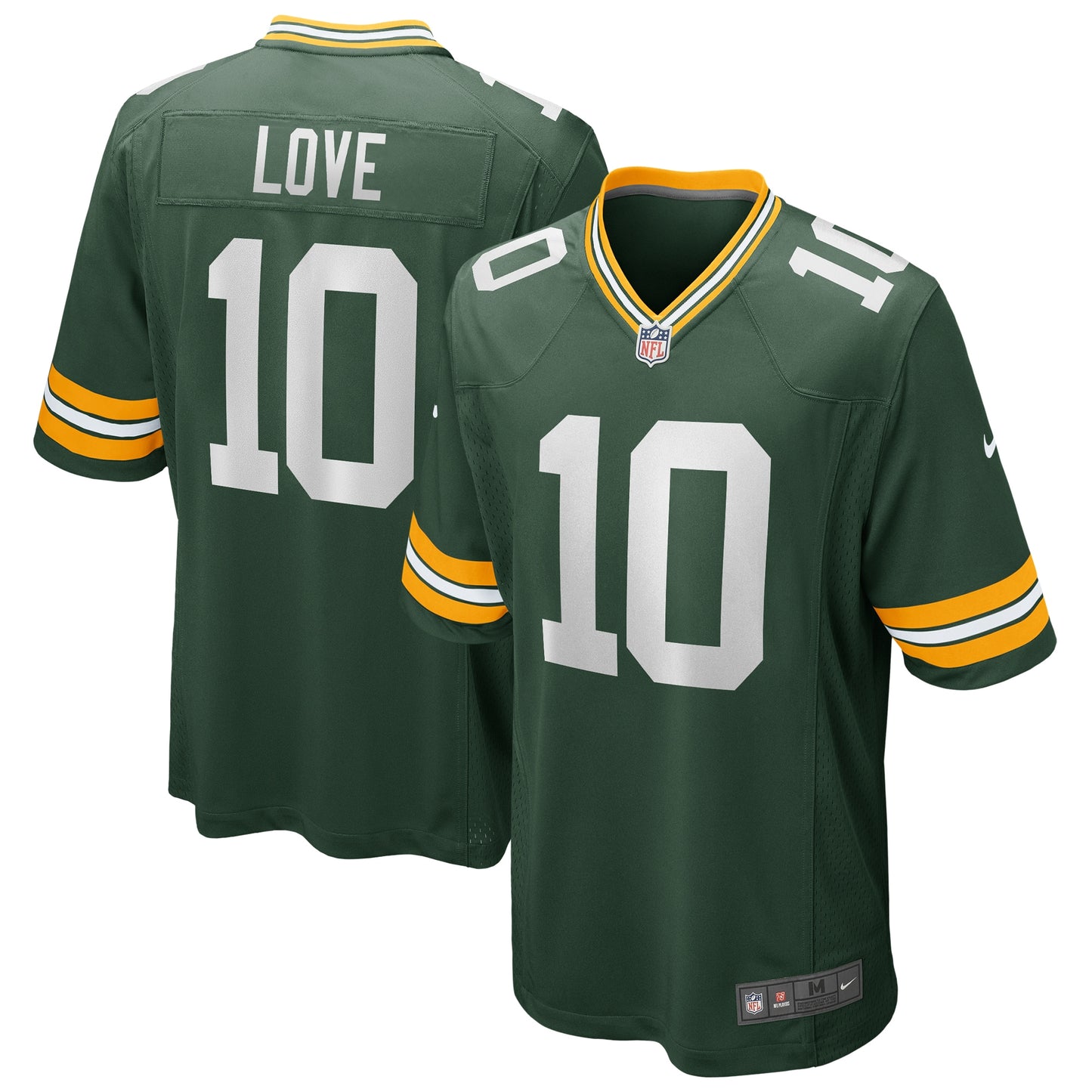 Jordans Love Green Bay Packers Player Game Jersey - Green