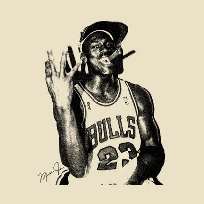 Vintage Michael Jordan With Signature T-Shirt
