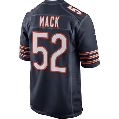 Khalil Mack Chicago Bears Game Jersey - Navy