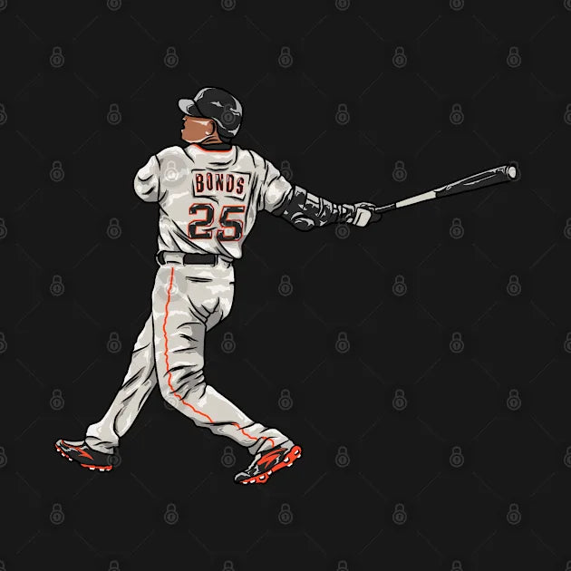 Barry Bonds Cartoon Hoodie