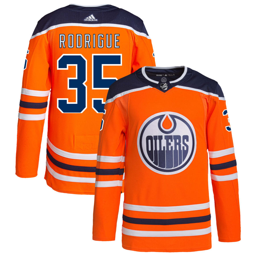 Olivier Rodrigue Edmonton Oilers Home Authentic Pro Jersey - Orange