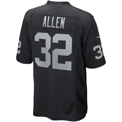 Marcus Allen Las Vegas Raiders Game Retired Player Jersey - Black