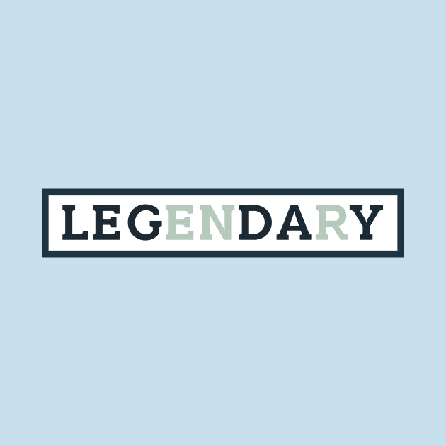 Leg Day Legendary Gym Motivation Design T-Shirt