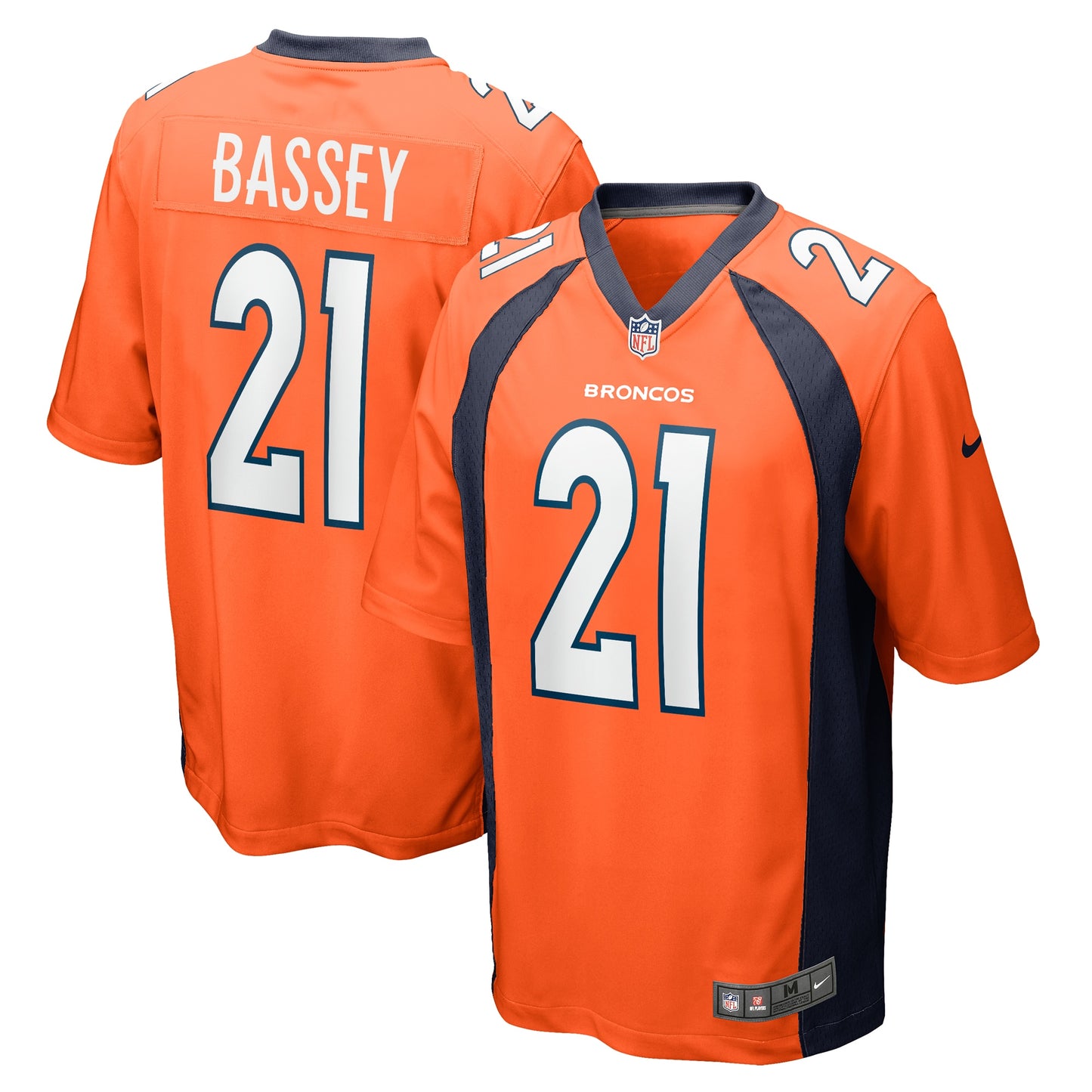 Essang Bassey Denver Broncos Team Game Jersey - ?Orange