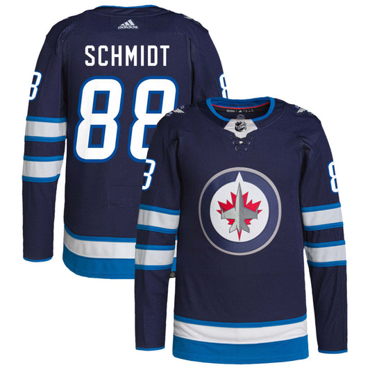Nate Schmidt Winnipeg Jets Home Authentic Pro Jersey - Navy