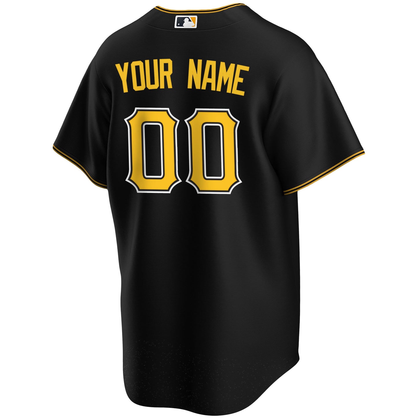 Pittsburgh Pirates Alternate Replica Custom Jersey - Black