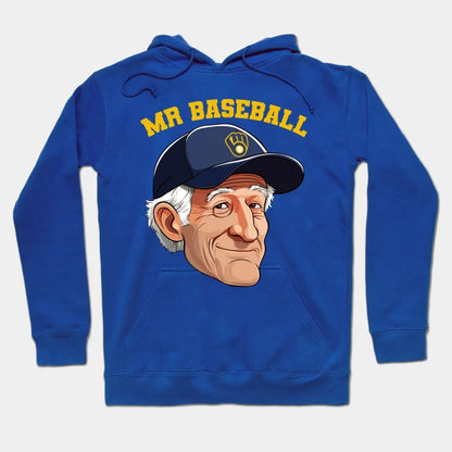 Mr Baseball Bob Uecker Baseball Fan Tribute Hoodie