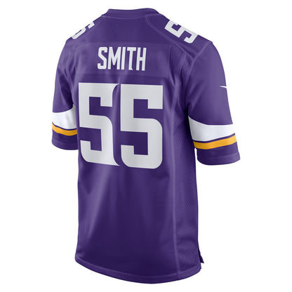 Za'Darius Smith Minnesota Vikings Game Jersey - Purple