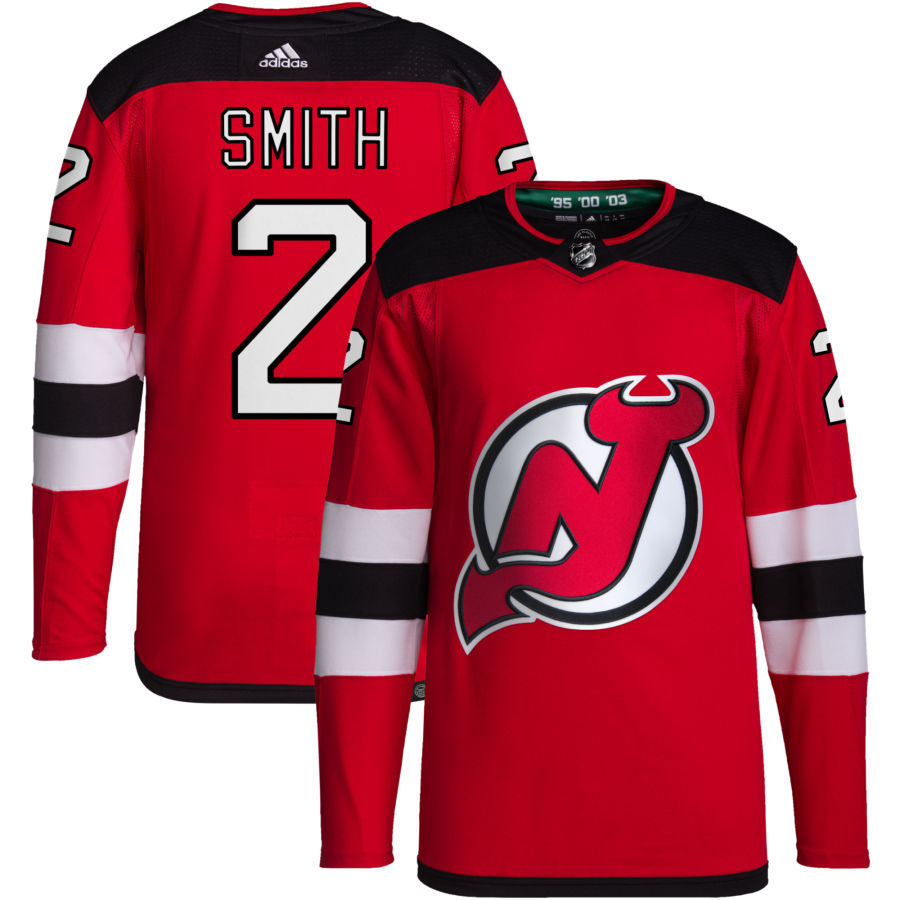 Brendan Smith New Jersey Devils Home Primegreen Authentic Pro Jersey - Red
