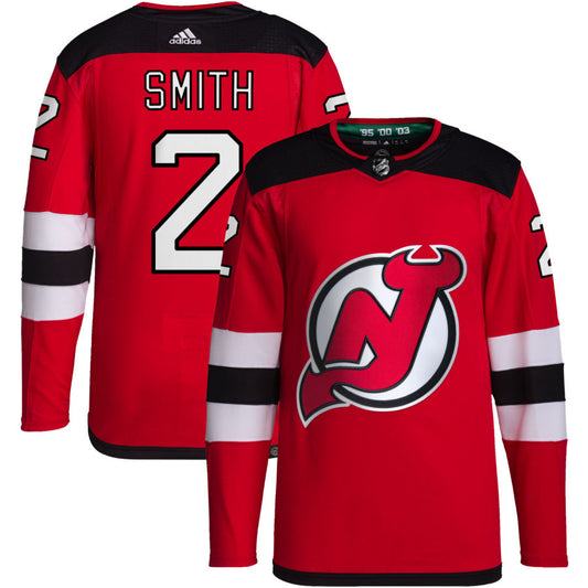 Brendan Smith New Jersey Devils Home Primegreen Authentic Pro Jersey - Red