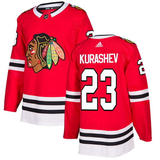 Philipp Kurashev Chicago Blackhawks Authentic Jersey - Red