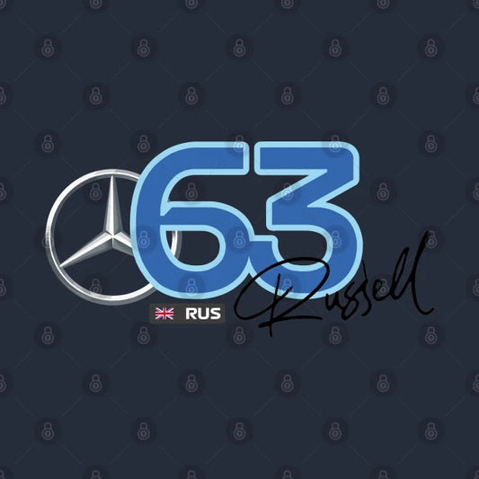 Formula 1 - George Russell Number. Hoodie