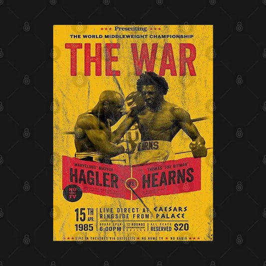 The W.A.R Of Marvin Hagler Hoodie