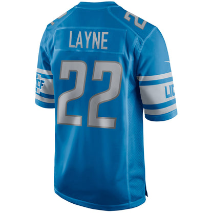 Bobby Layne Detroit Lions Game Retired Player Jersey - Blue