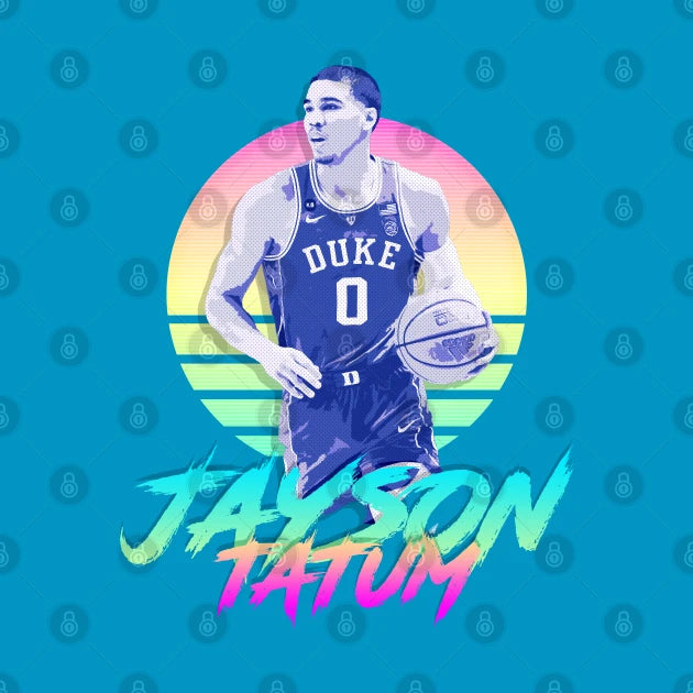 Jayson Tatum Retro Futuristic Aesthetic T-Shirt