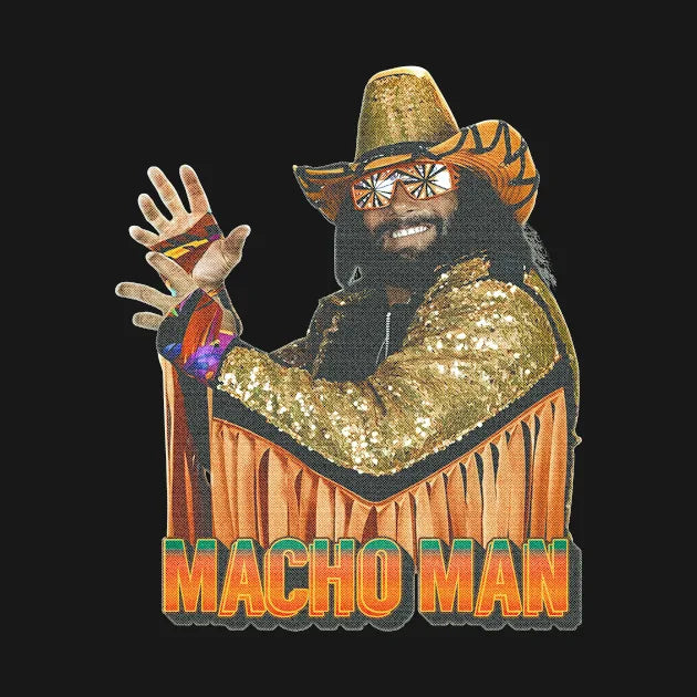 Macho Man Vintage Savage Hoodie