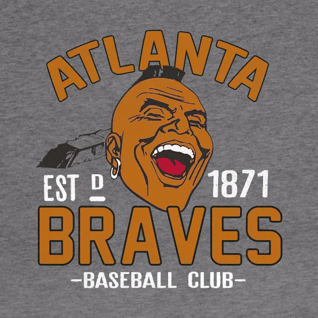 Old Style Atlanta Braves 3 By Buck Tee Hoodie