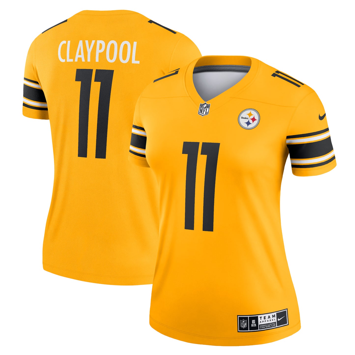 Chase Claypool Pittsburgh Steelers Women's Inverted Legend Game Jersey - Gold