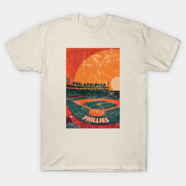Midcentury Philadelphia Phillies Stadium T-Shirt