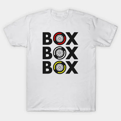 Box Box Box F1 Tyre Compound Design T-Shirt