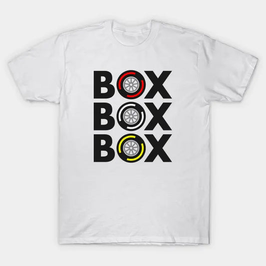 Box Box Box F1 Tyre Compound Design T-Shirt