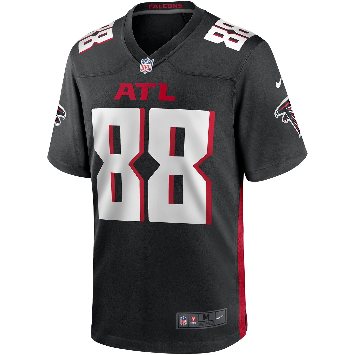 Tony Gonzalez Atlanta Falcons Game Retired Player Jersey - Black