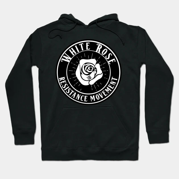 The White Rose (Ww2 Resistance Symbol) Hoodie