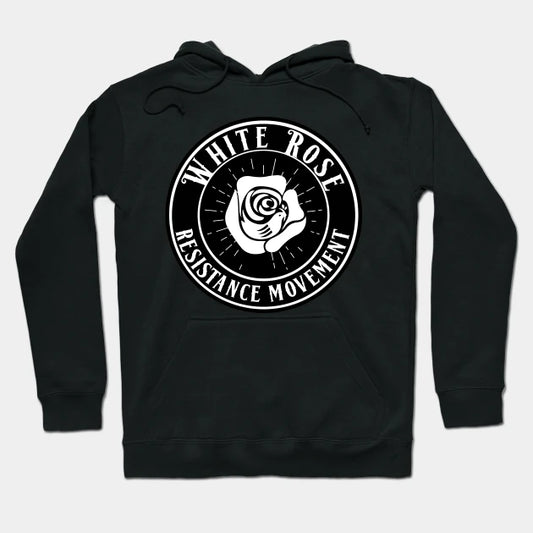 The White Rose (Ww2 Resistance Symbol) Hoodie