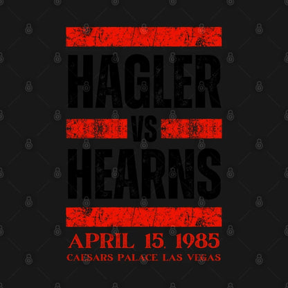 Hagler Vs Hearns Vintage Hoodie