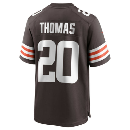 Tavierre Thomas Cleveland Browns Game Jersey - Brown