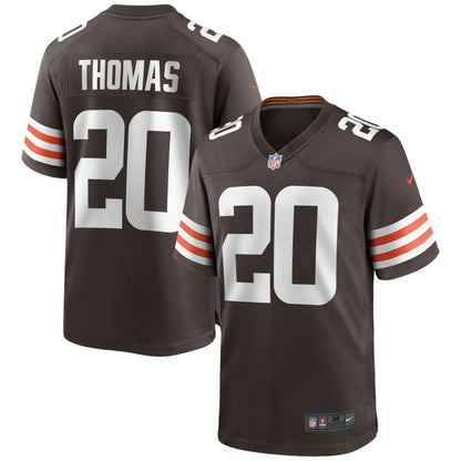 Tavierre Thomas Cleveland Browns Game Jersey - Brown