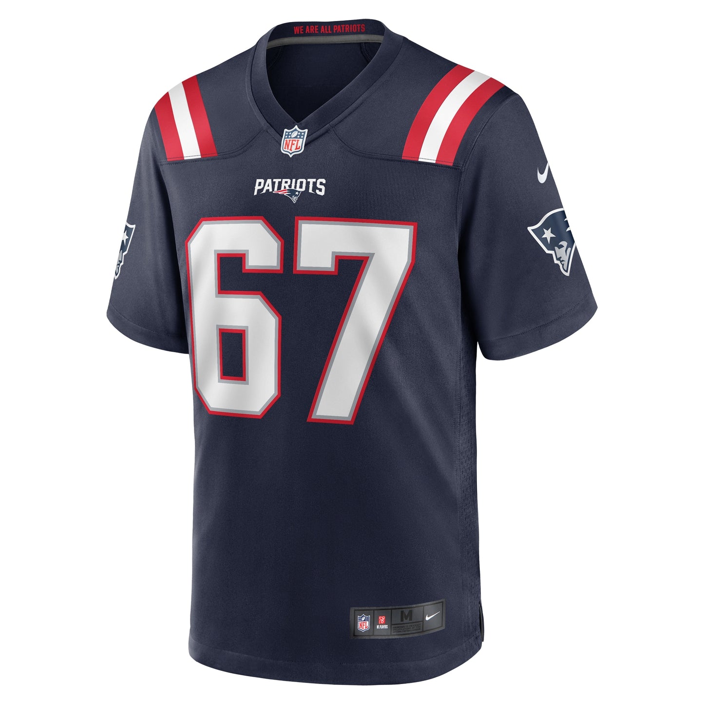 Hayden Howerton New England Patriots Home Game Player Jersey - Navy