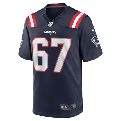 Hayden Howerton New England Patriots Home Game Player Jersey - Navy