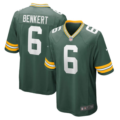 Kurt Benkert Green Bay Packers Player Game Jersey - Green