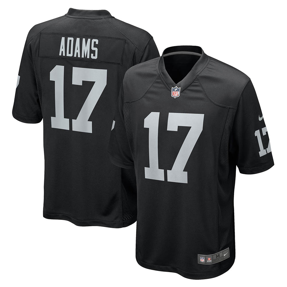 Men's Las Vegas Raiders Davante Adams Game Jersey Black