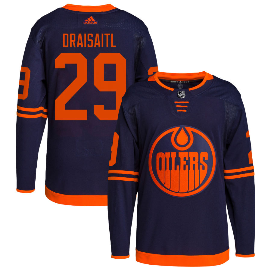 Leon Draisaitl Edmonton Oilers Alternate Primegreen Authentic Pro Jersey - Navy