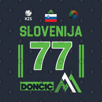 Luka Doncic Slovenija Fan Design T-Shirt