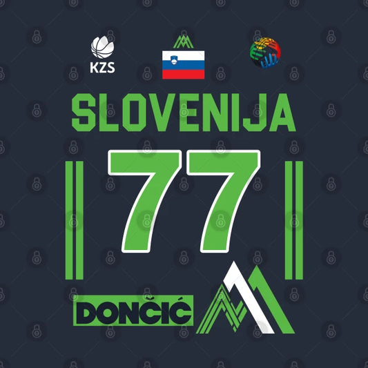 Luka Doncic Slovenija Fan Design T-Shirt