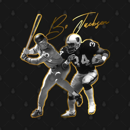 Bo Jackson Gold Tribute T-Shirt