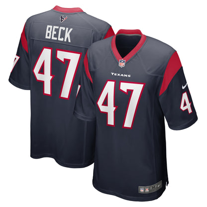 Andrew Beck Houston Texans Game Player Jersey - Navy