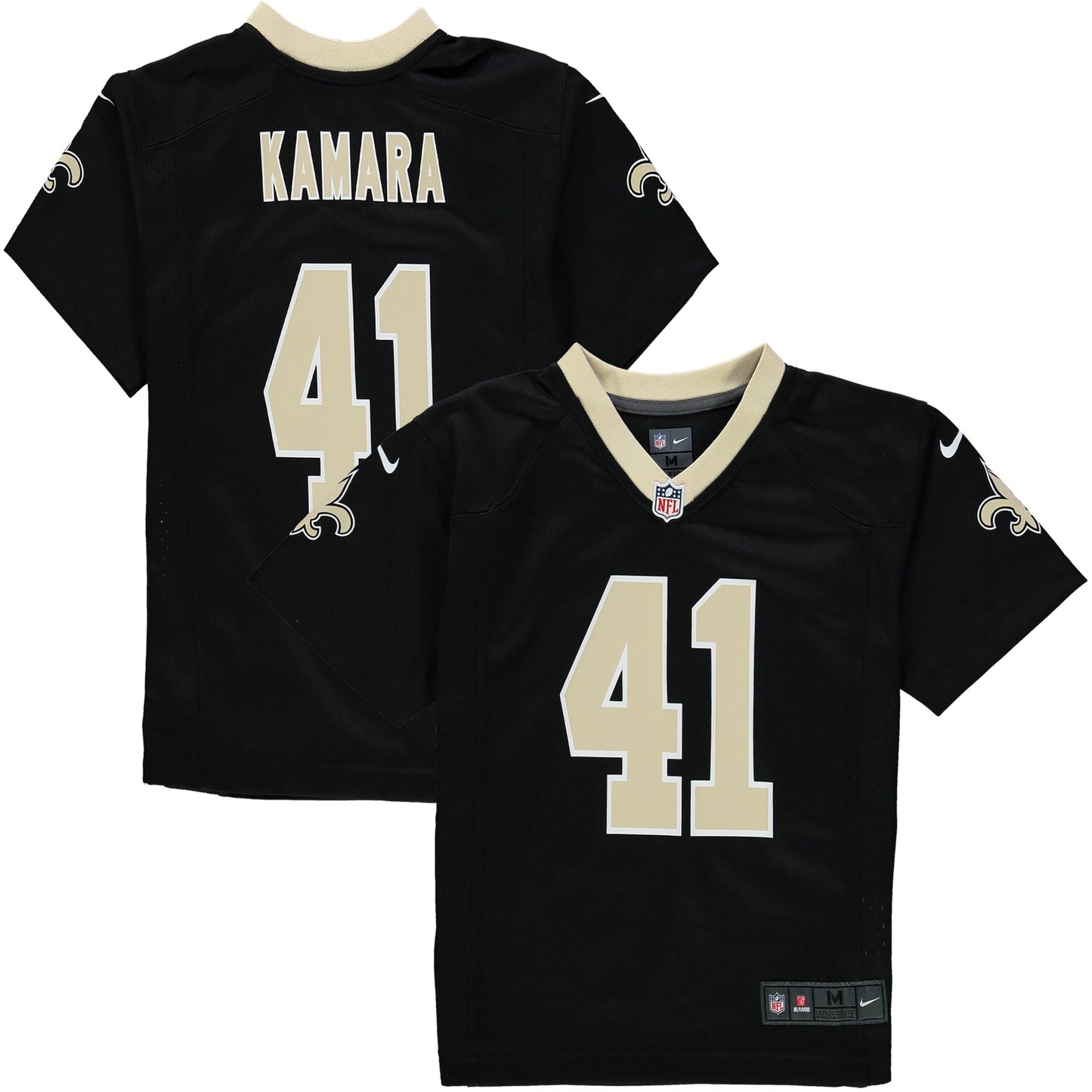 Preschool Alvin Kamara Black New Orleans Saints Game Jersey
