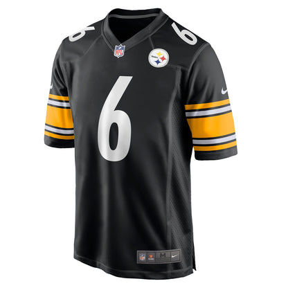 Pressley Harvin III Pittsburgh Steelers Game Jersey - Black