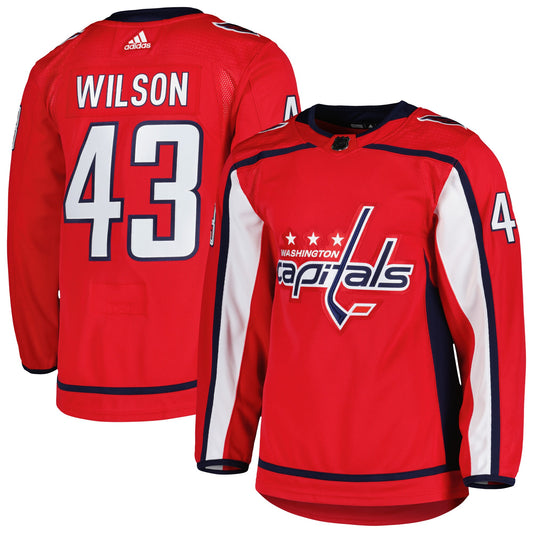 Tom Wilson Washington Capitals Home Primegreen Authentic Pro Player Jersey - Red