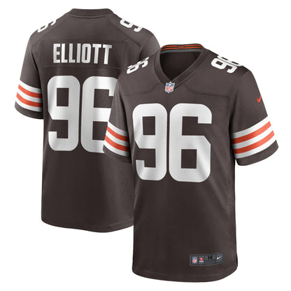Jordans Elliott Cleveland Browns Game Jersey - Brown