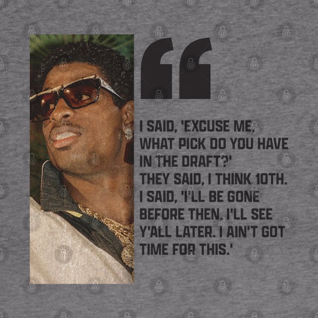 Deion Sanders Quotes Hoodie